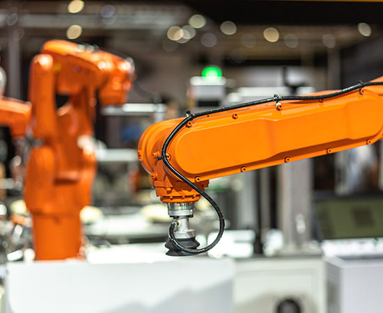 Automated orange robotic arm